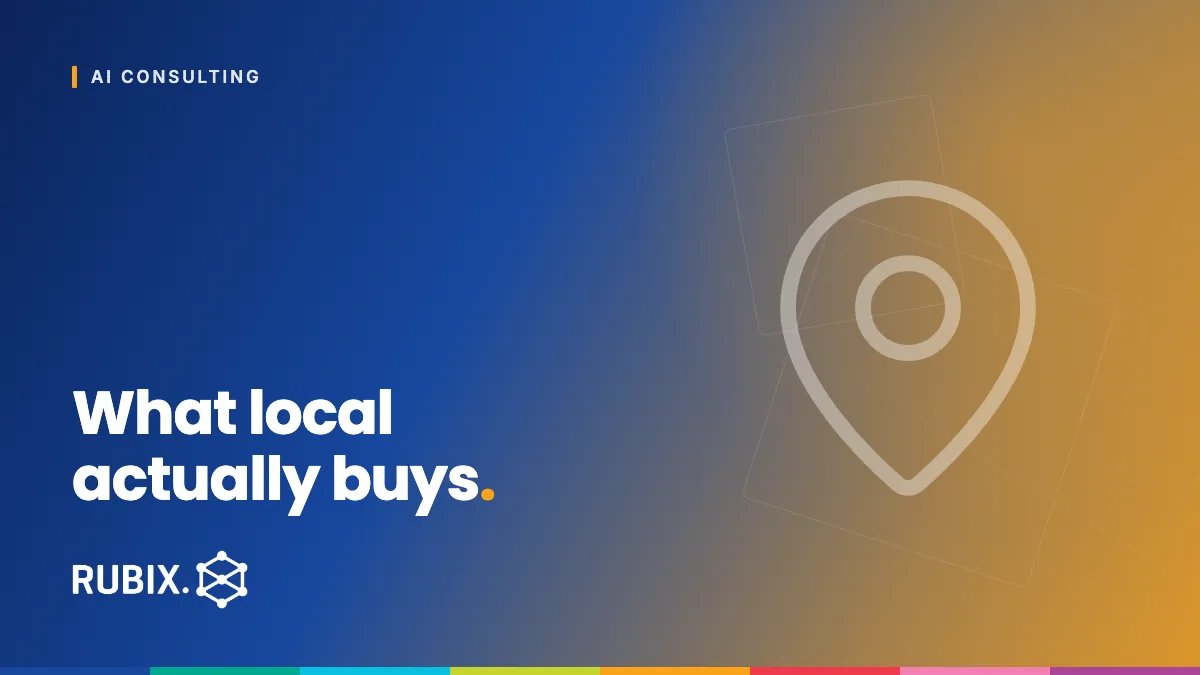 What local actually buys - RUBIX Insights